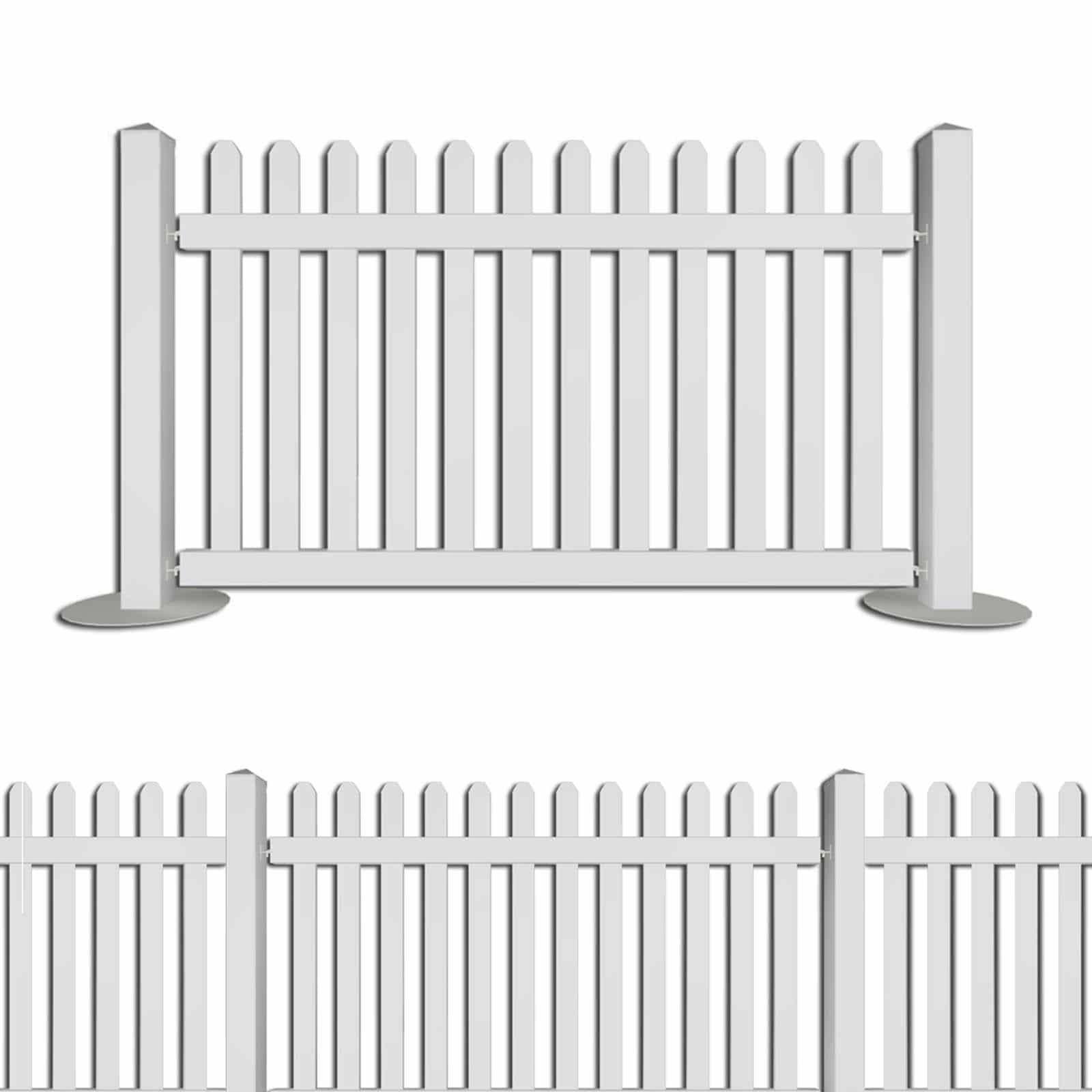 White Picket Fence - Post and Base-image